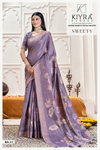 Sweety By Kiyra Simmer Silk Saree Wholesale Clothing Suppliers In India